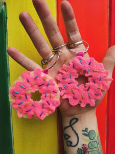 Hand Sewn Statement Earrings