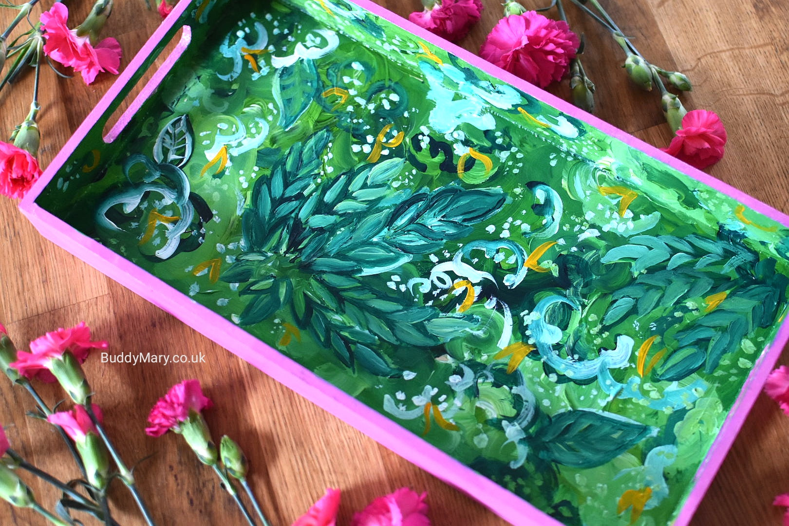 Handpainted Roll Trays