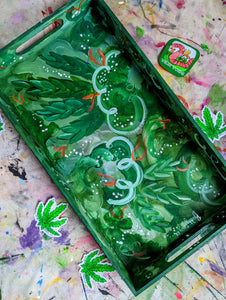 Handpainted Roll Trays