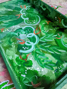 Handpainted Roll Trays