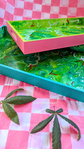 Handpainted Roll Trays