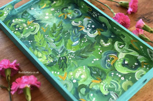 Handpainted Roll Trays